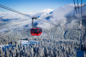 whistler village snow