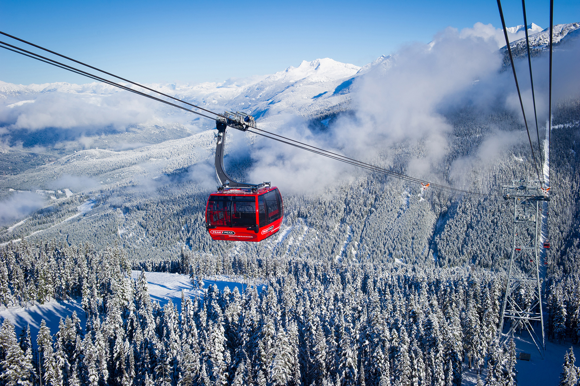 whistler village snow